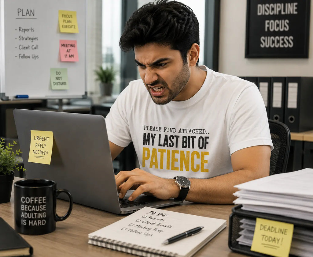 Please Find Attached – Office Humour Graphic T-Shirt | White | Unisex | Teeswag