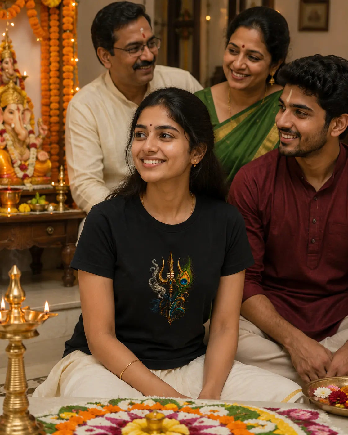 Shiva's Calm Krishna's Charm