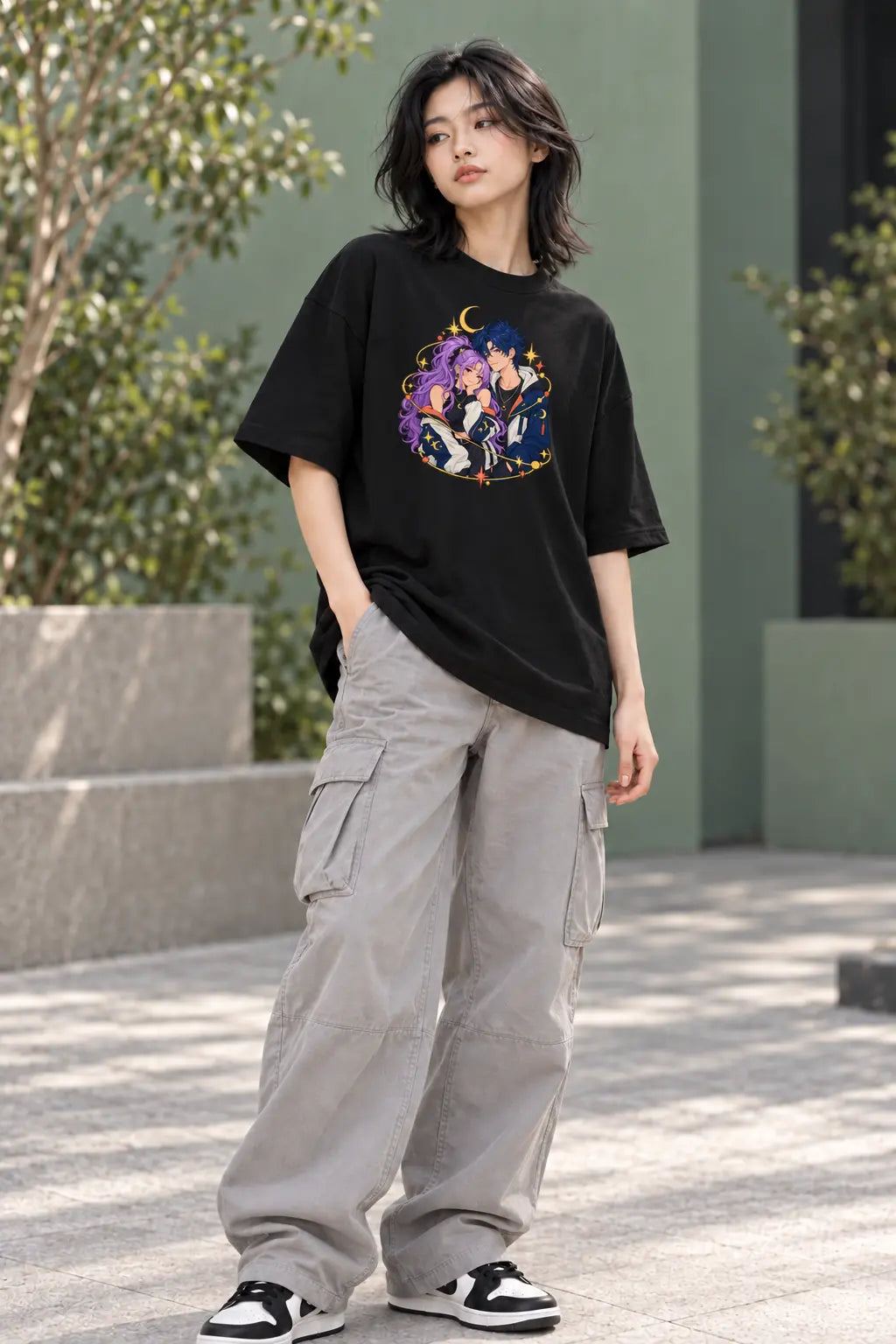 Anime Celestial - Oversized T-shirt
