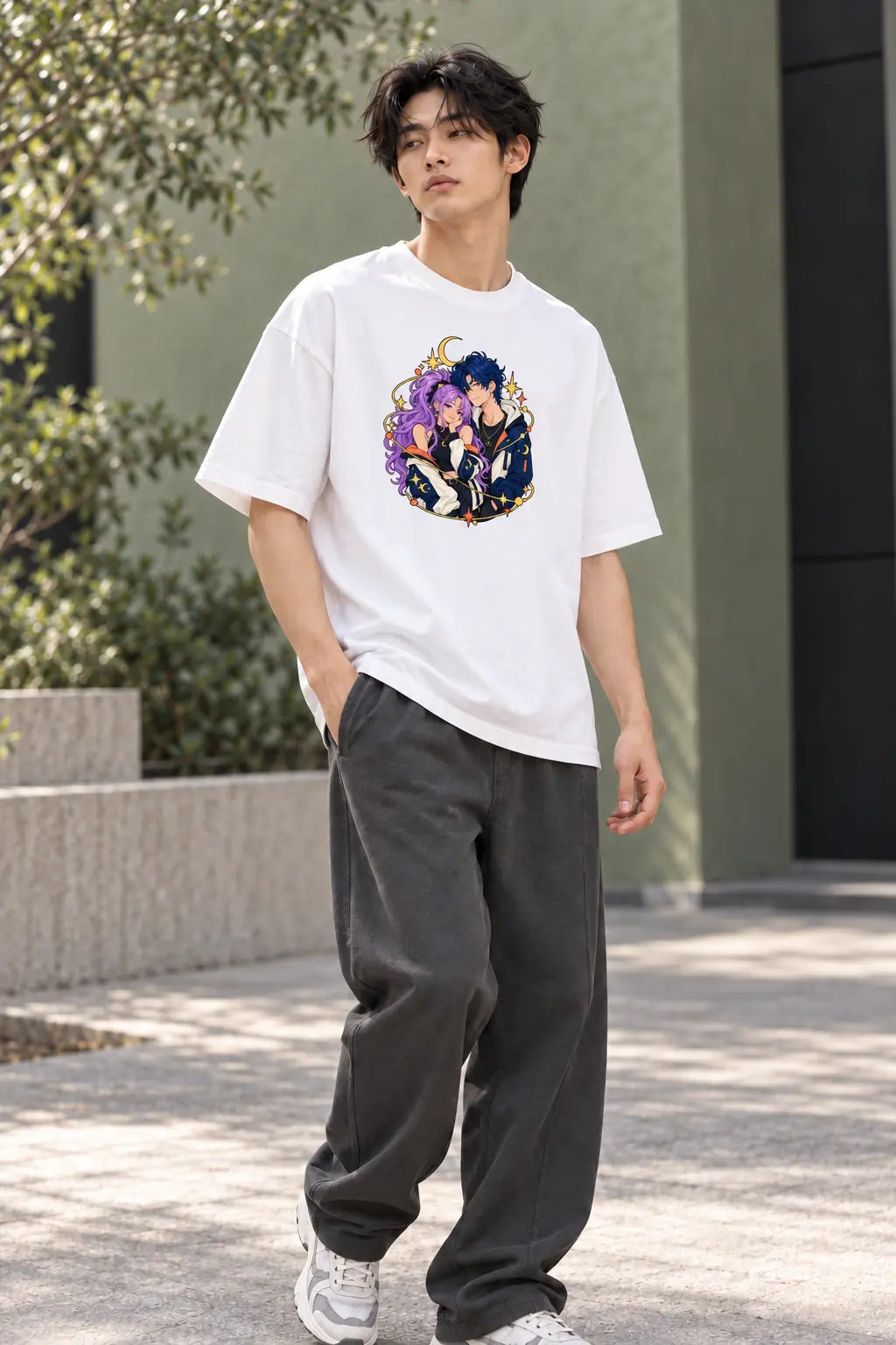 Anime Celestial - Oversized T-shirt