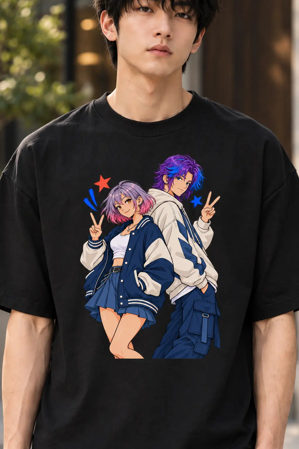 Anime Streetwear - Oversized Tee