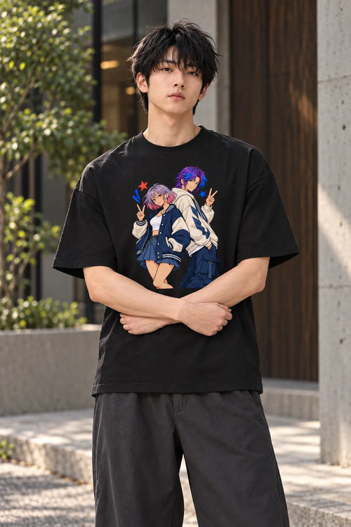 Anime Streetwear - Oversized Tee