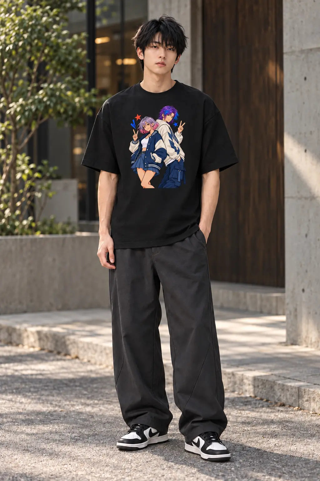 Anime Streetwear - Oversized Tee