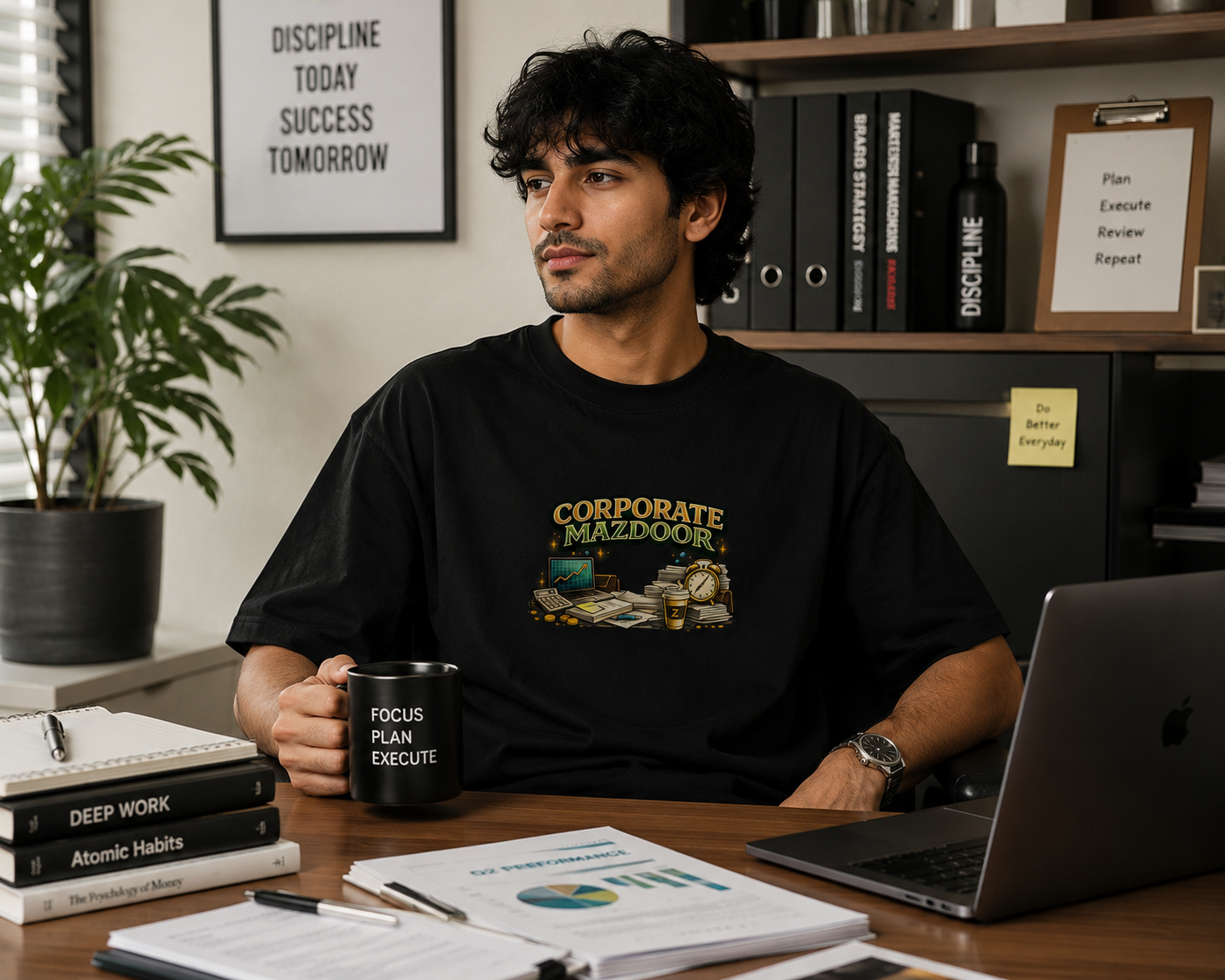Corporate Mazdoor | Oversized Classic Tee