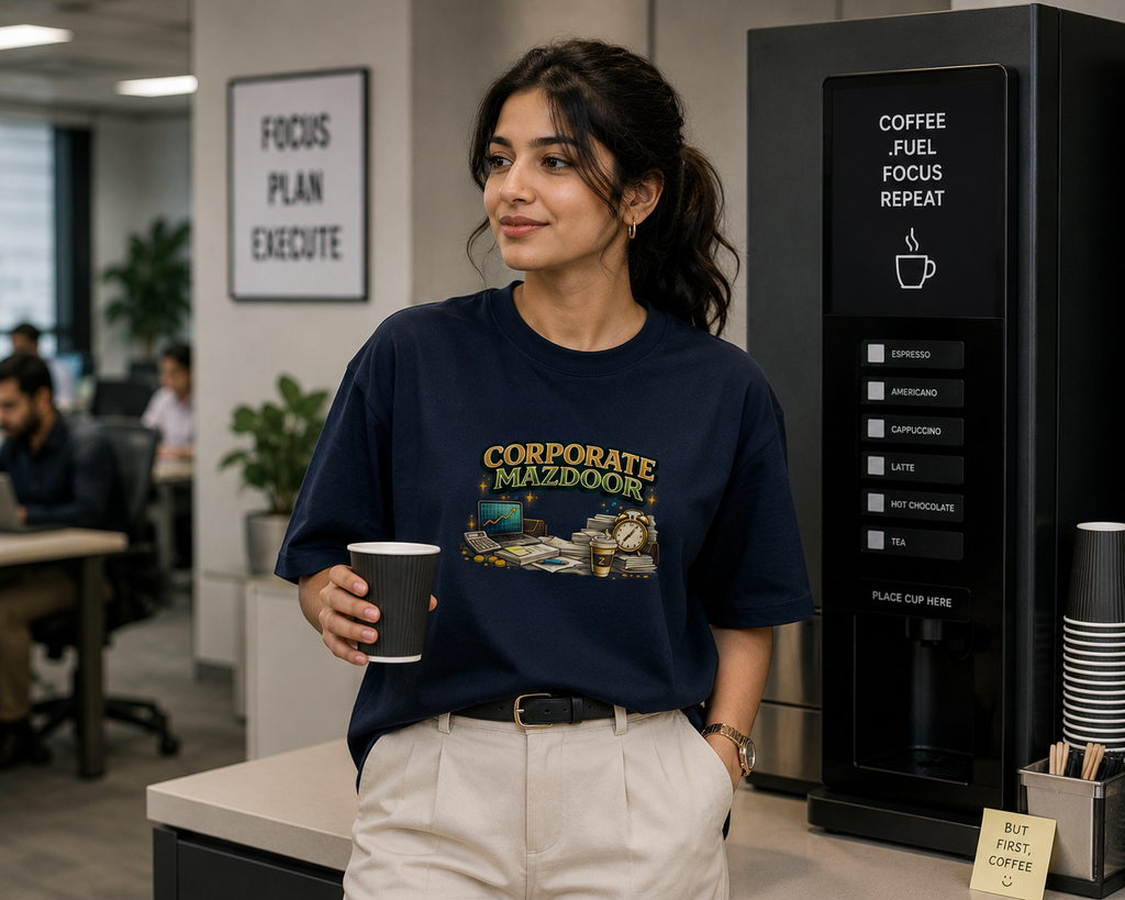 Corporate Mazdoor | Oversized Classic Tee
