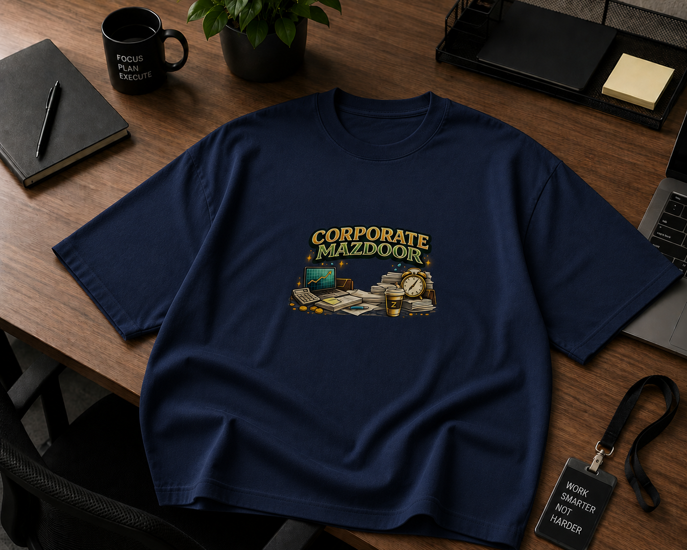 Corporate Mazdoor | Oversized Classic Tee