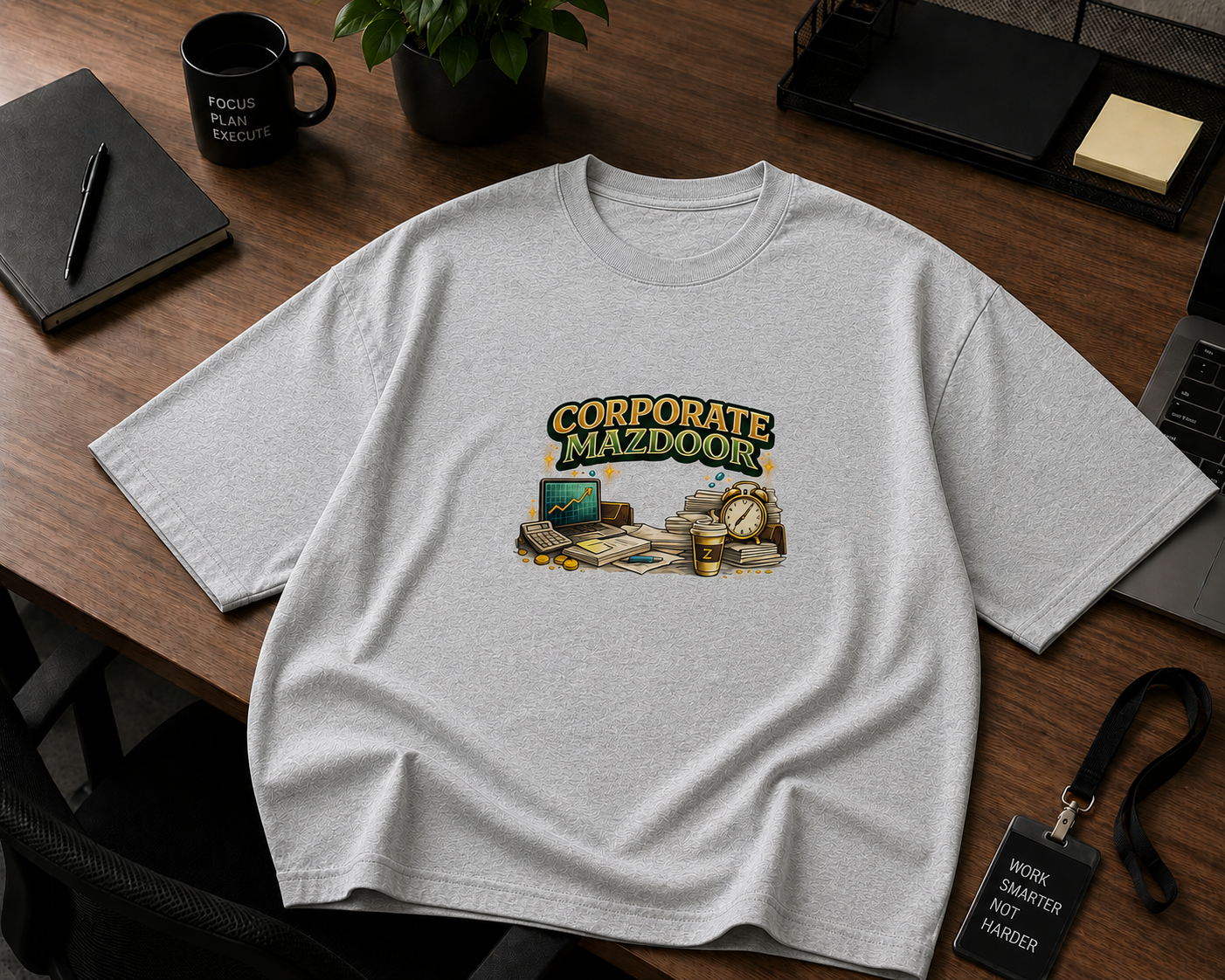 Corporate Mazdoor | Oversized Classic Tee