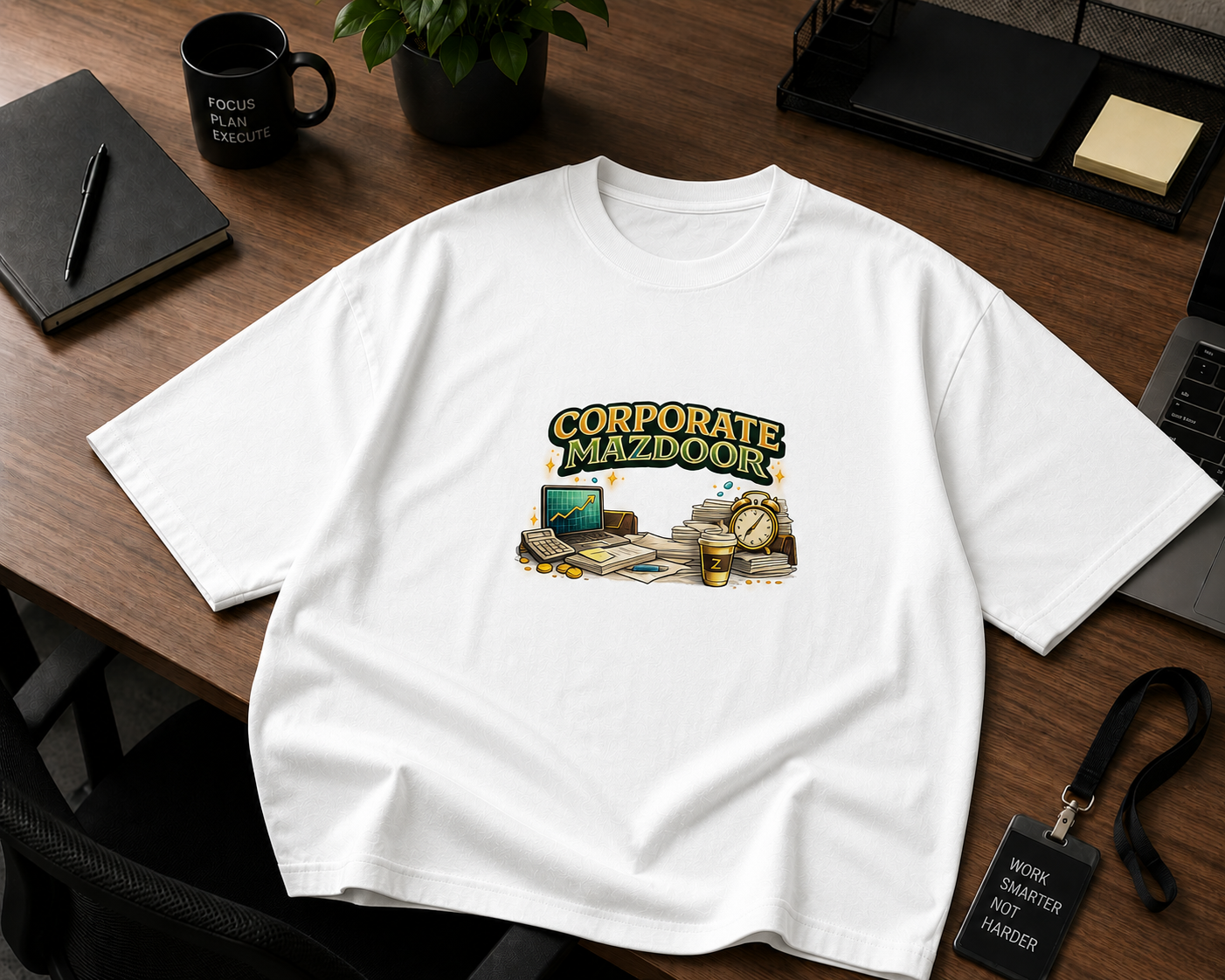Corporate Mazdoor | Oversized Classic Tee