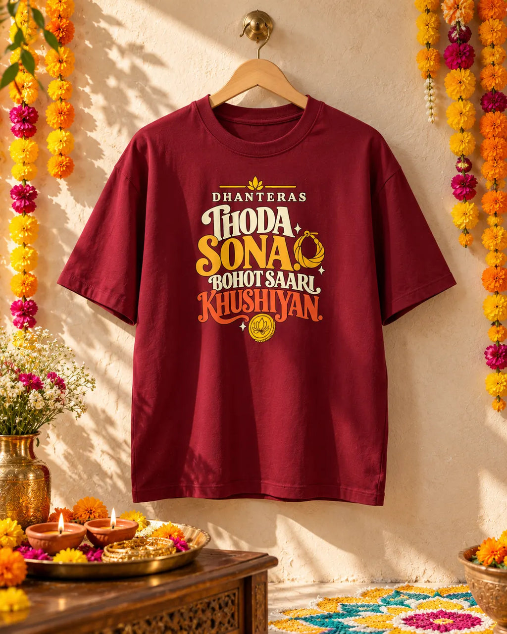 Dhanteras - Oversized Classic T-Shirt