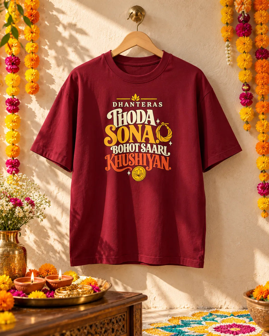 Dhanteras - Oversized Classic T-Shirt