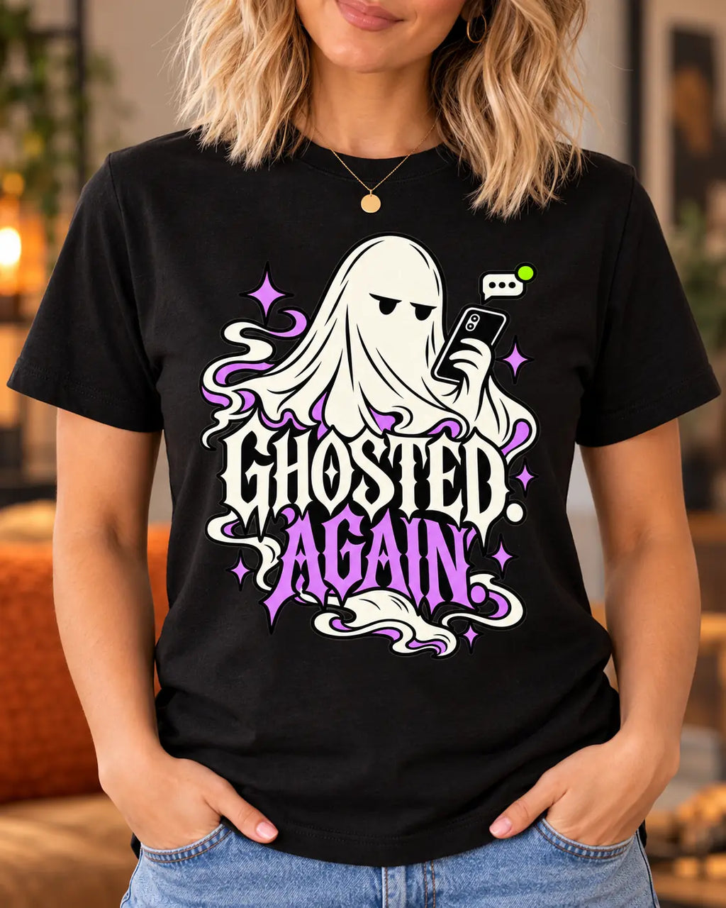 Ghosted Again - Halloween Tee