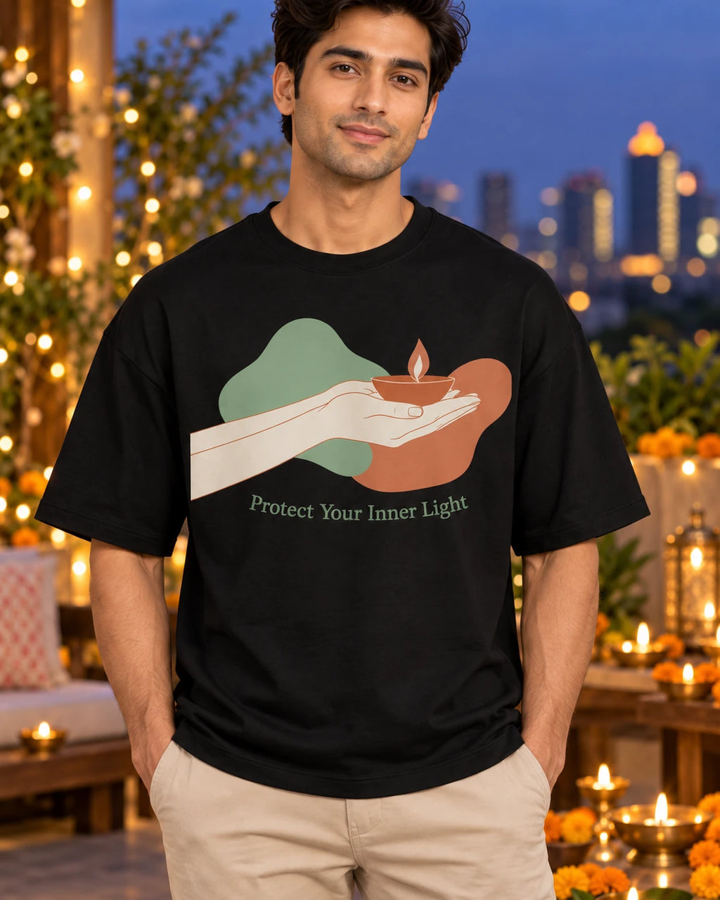 Protect Your Inner Light - Oversized Classic T-Shirt
