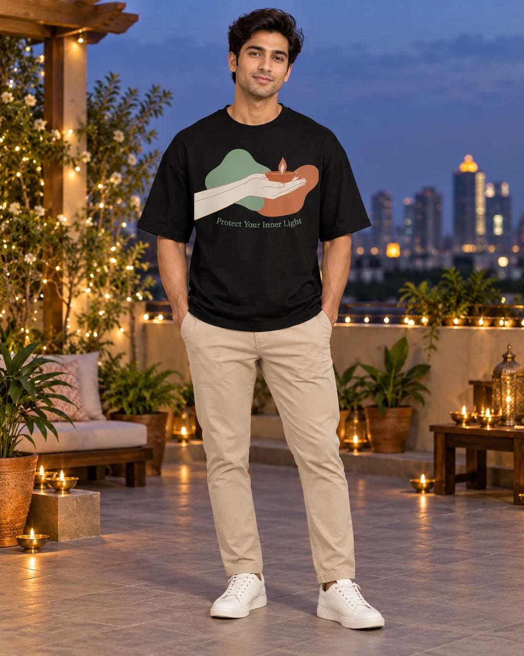 Protect Your Inner Light - Oversized Classic T-Shirt