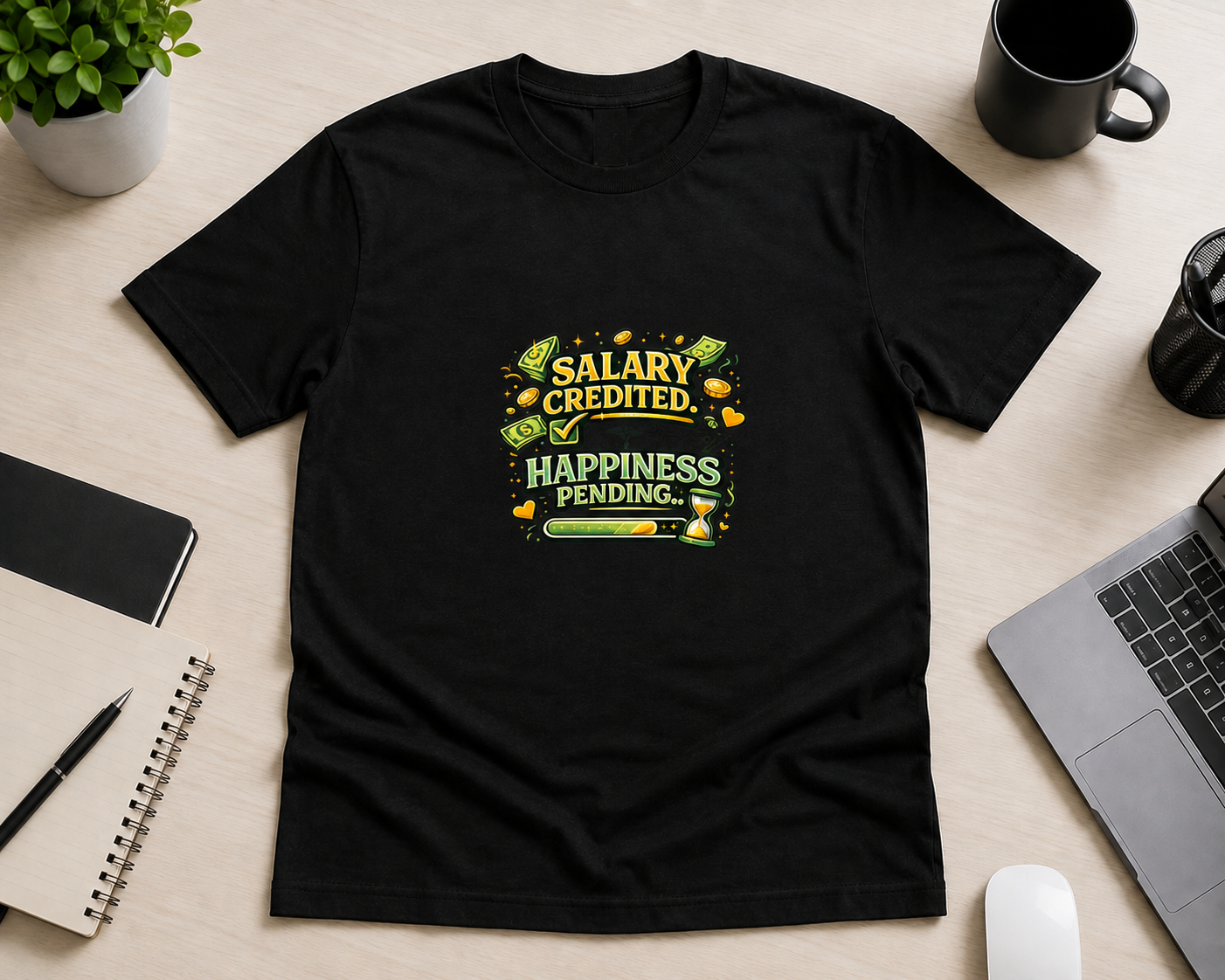 Salary Credited Happiness Pending | Classic Tee