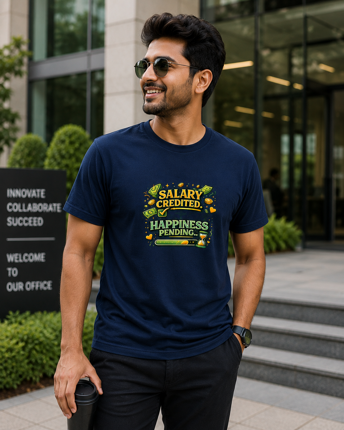 Salary Credited Happiness Pending | Classic Tee