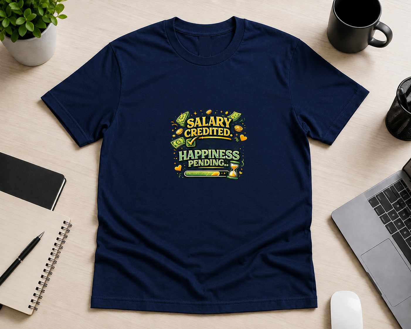 Salary Credited Happiness Pending | Classic Tee