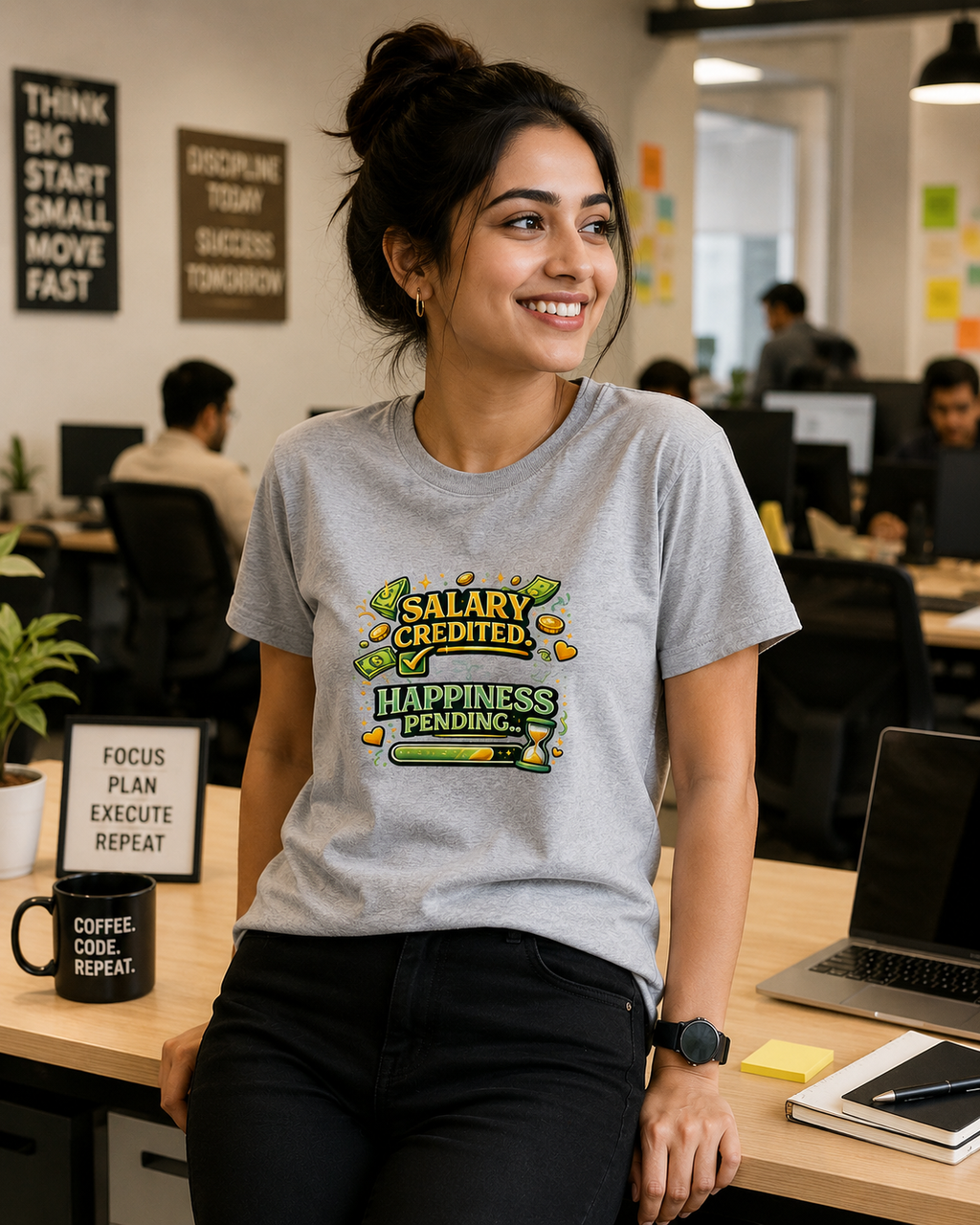 Salary Credited Happiness Pending | Classic Tee