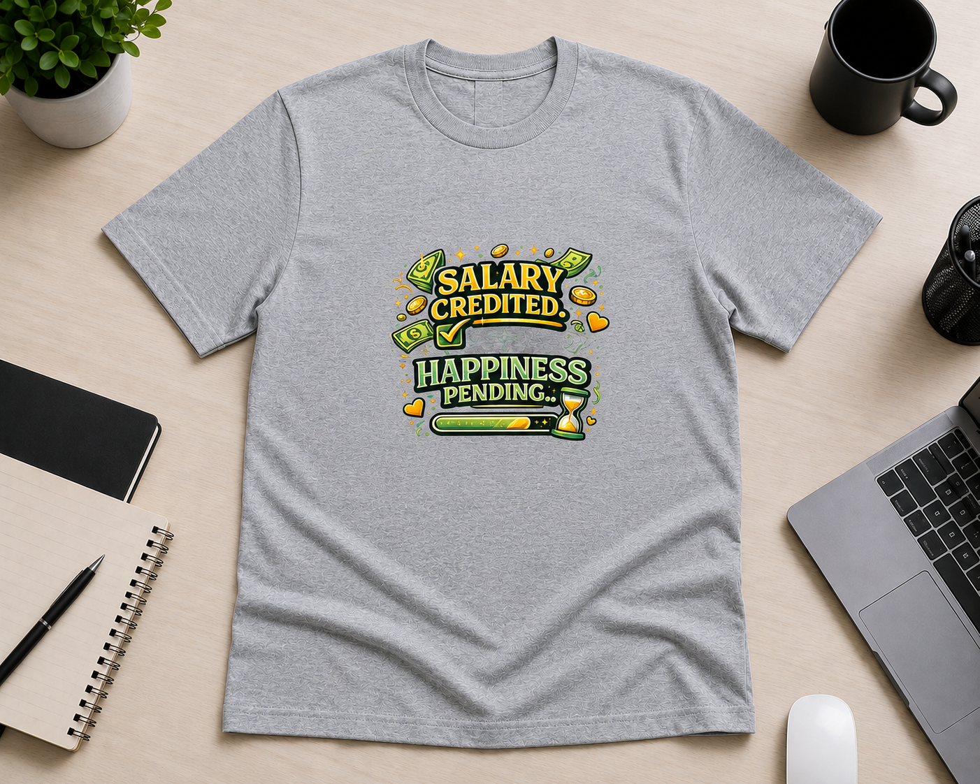 Salary Credited Happiness Pending | Classic Tee