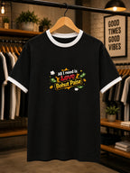 All I Need is Bohut Paise – Desi Humour Graphic T-Shirt | Black | Flat Lay | Teeswag