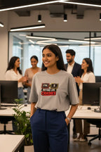 Ctrl S Before Life Crashes – Tech Humour Oversized T-Shirt | Oversized Fit | Unisex | Teeswag